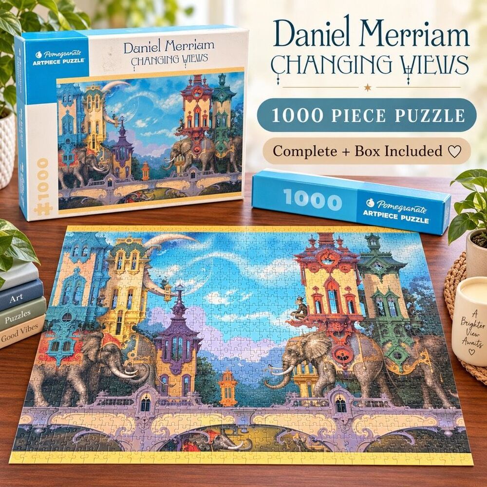 Pomegranate Daniel Merriam Changing Views 1000 Piece Art Puzzle